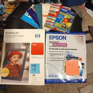 Lot of Inkjet Printer Photo Paper